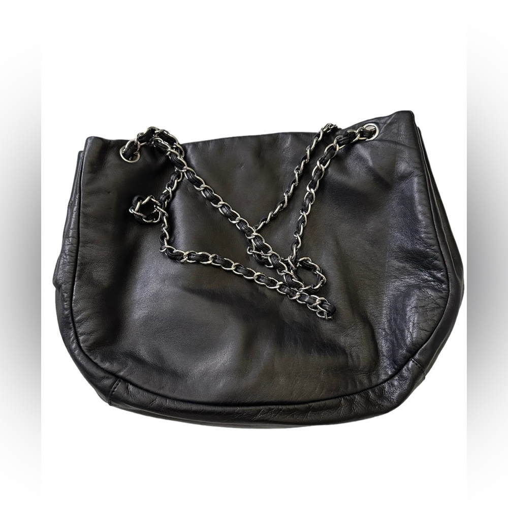 Chanel authentic black tote bag